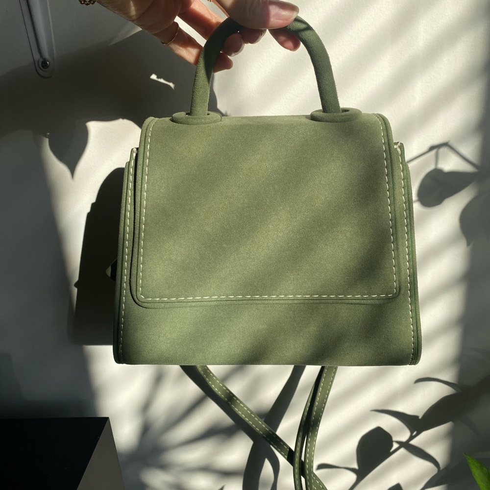 Vasic Bee Mini Mini Faux Suede Shoulder bag